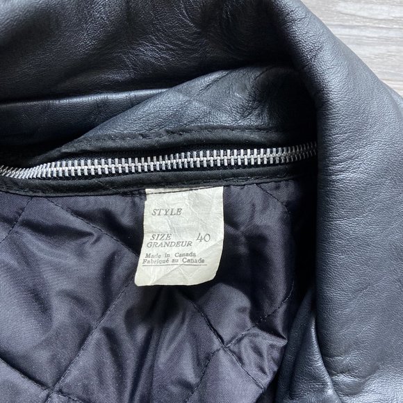 Vintage Queen's University '03 Con-Ed Leather Jack - Picture 7 of 7